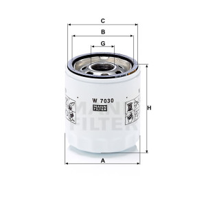 Фильтр масляный MANN-FILTER W 7030